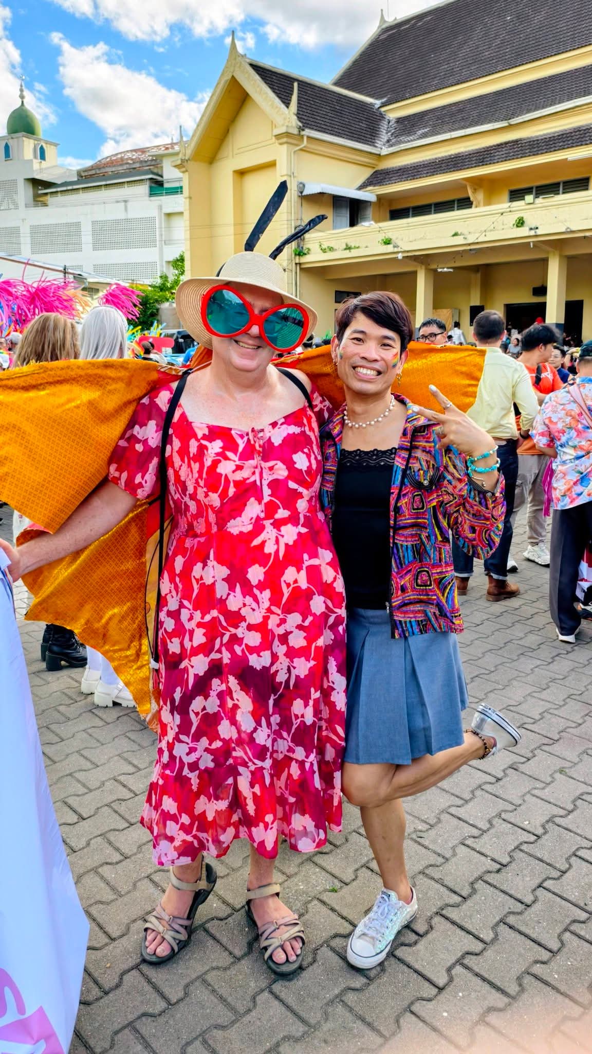 Community members at Chiang Mai Pride